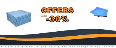 Arkwright Microfiber Suede Glass Cloths Case of 216