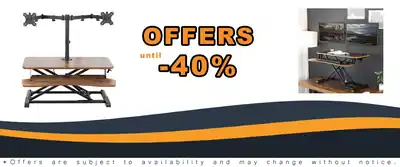VIVO 32 Inch Height Adjustable Standing Desk Converter